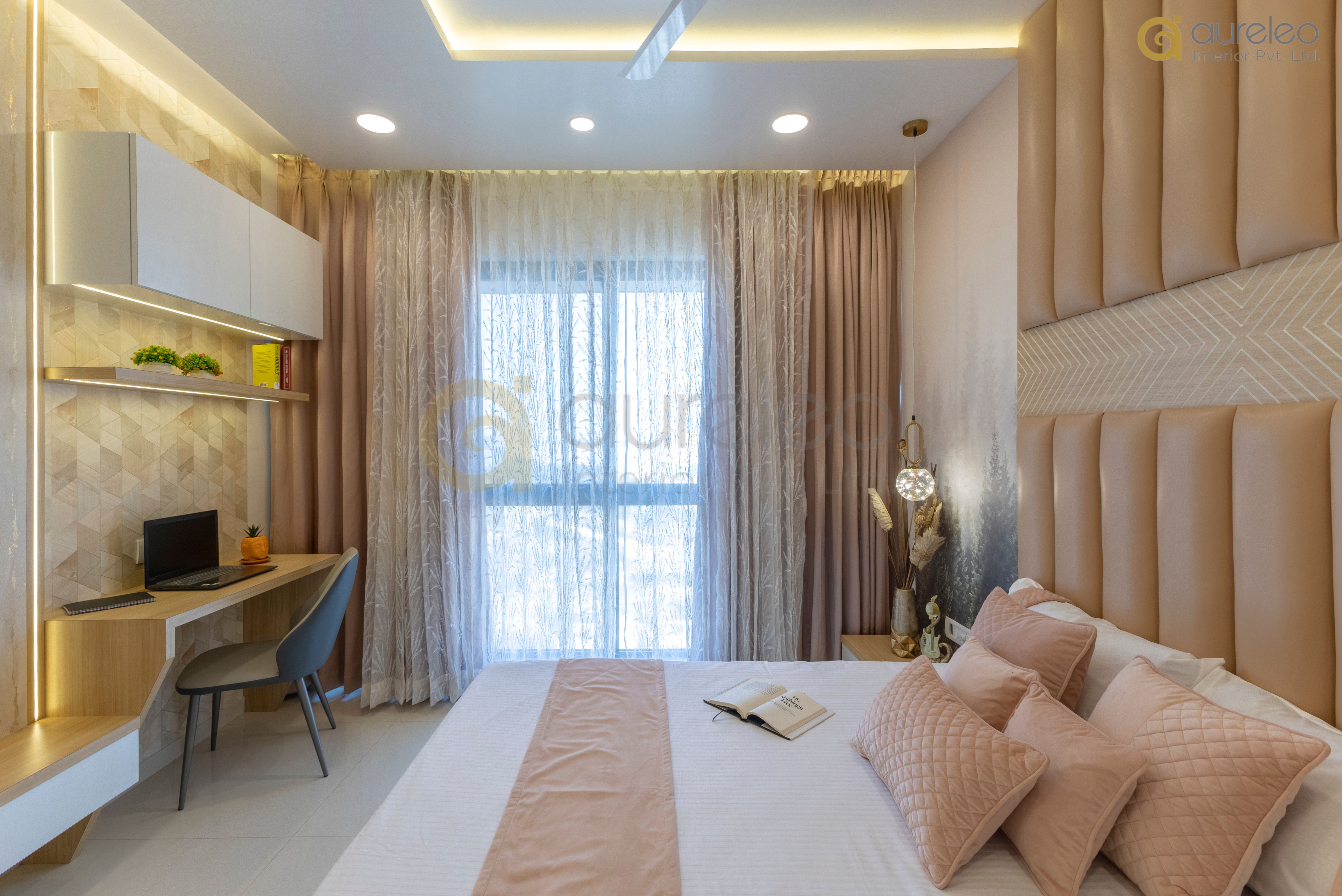 Fluted Timber Bedroom Suite
